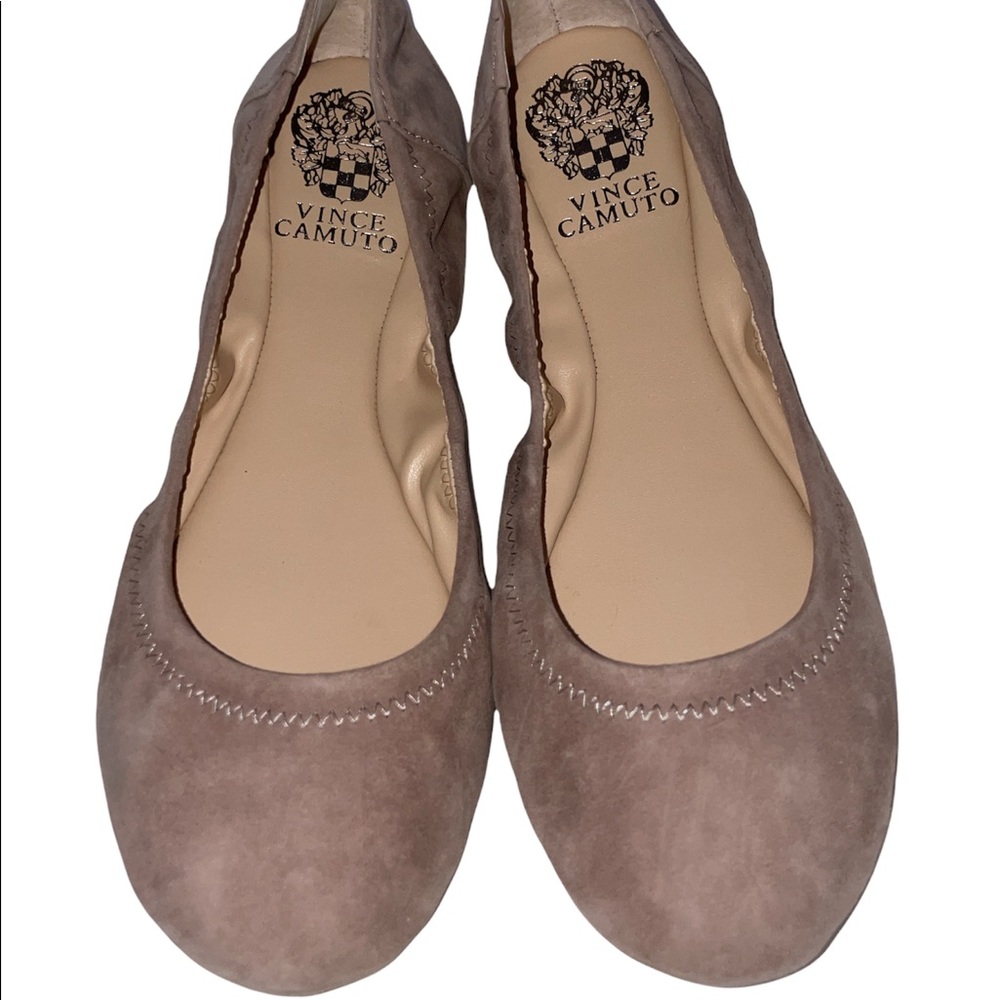 Vince Camuto suede flats Size 7 with box